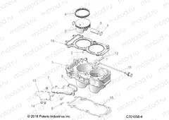 ENGINE | ENGINE, CYLINDER AND PISTON - Z20PAE92AC/BC/F92AC/LC (C701058-4)
