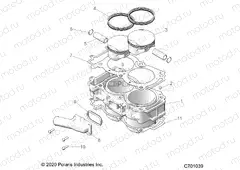 ENGINE | ENGINE, CYLINDER AND PISTON - Z22NAR99AF/BF (C701039)