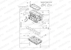 ENGINE | ENGINE, CYLINDER BLOCK - R13TH90DG (49RGRCYLINDER11DCREW)