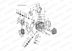 ENGINE | ENGINE, CYLINDER HEAD - A15YAK05AD/AF (49ATVCYLINDERHD11SP90)