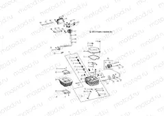 ENGINE | ENGINE, CYLINDER HEAD - A18YAP20A8/N8 (49ATVCYLINDERHD15PHX)