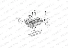 ENGINE | ENGINE, CYLINDER HEAD and PRECOMBUSTION CHAMBER - R151DPD1AA/2D (49BRUTUSCYLHD15DSL)