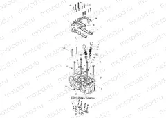 ENGINE | ENGINE, CYLINDER HEAD AND VALVES - R16RGE99A7/AE/AV (49RGRVALVE14RZR1000)