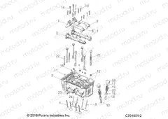 ENGINE | ENGINE, CYLINDER HEAD AND VALVES - Z20NAE92KL (C701001-2)