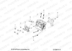 ENGINE | ENGINE, CYLINDER HEAD ASM - A22HBB07B3/BB07B7 (C1206112-3)