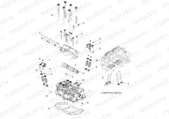 ENGINE | ENGINE, CYLINDER HEAD, CAM and VALVES - A09ZN85/8X ALL OPTIONS (49ATVCYLINDER09SPXP850)