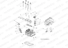 ENGINE | ENGINE, CYLINDER HEAD, CAM and VALVES - A15SVA85AD (49ATVCYLINDER13SPXP850)