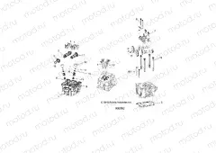 ENGINE | ENGINE, CYLINDER HEAD, CAMS and VALVES - A17SES57C1/C2/C7/CL/E1/E2/E7/EL/SET57C1/C2/E1/E2