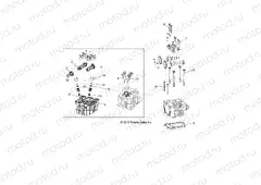 ENGINE | ENGINE, CYLINDER HEAD, CAMS and VALVES - Z15VHA57AJ/E57AS/AK (49RGRCYLINDERHD14RZR570)