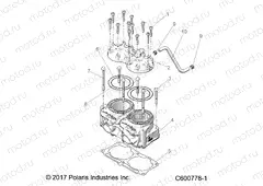 ENGINE | ENGINE, CYLINDER/CYL. HEAD - S22TDL8RS/8RE ALL OPTIONS (600778-1)
