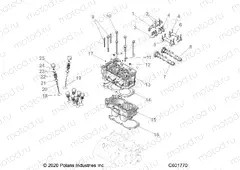ENGINE | ENGINE, CYLINDER/CYLINDER HEAD ASM. - S23TKP9FS (C601770)
