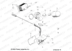 ENGINE | ENGINE, DIPSTICK AND OIL FILTER - G21GAJ99AC/AW/BC/BW (C700106-15)