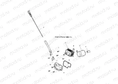 ENGINE | ENGINE, DIPSTICK AND OIL FILTER - Z15VDE99FV (49RGRDIPSTICK14RZR1000)