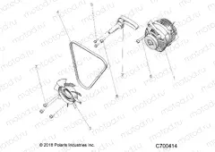 ENGINE | ENGINE, ENGINE, ALTERNATOR, FAN AND BELT - R20RRED4J1 (C700414)
