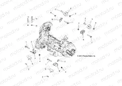 ENGINE | ENGINE, ENGINE AND TRANSMISSION MOUNTING - A18SVS95CR/ER