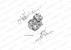ENGINE | ENGINE, ENGINE MOUNTING - A15SAA32EH (49ATVENGINEMTG15SPETX)