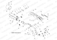 ENGINE | ENGINE, EXHAUST - A09MN50ET (49ATVEXHAUST09SP500TR)