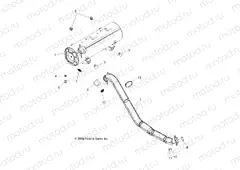 ENGINE | ENGINE, EXHAUST - A10TN55AL/AX (49ATVEXHAUST10SP550X2)