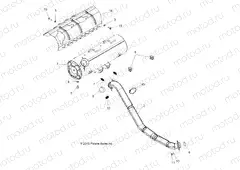ENGINE | ENGINE, EXHAUST - A13DN5EFL (49ATVEXHAUST11SPTRG550)