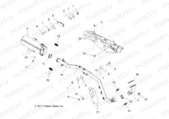 ENGINE | ENGINE, EXHAUST - A13MB46TH (49ATVEXHAUST12SP500)