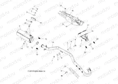 ENGINE | ENGINE, EXHAUST - A13MH76FF (49ATVEXHAUST11SP800)