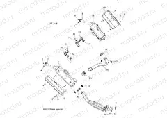 ENGINE | ENGINE, EXHAUST - A15SVE95FW (49ATVEXHAUST14SCRAM)