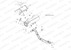 ENGINE | ENGINE, EXHAUST - A15SXE85FI (49ATVEXHAUST11SPXP850)