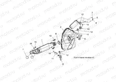 ENGINE | ENGINE, EXHAUST - A15SXE95FK (49ATVEXHAUST15XP1)