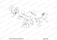 ENGINE | ENGINE, EXHAUST - A20S6E57A1/3A1 (C0211356)