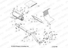 ENGINE | ENGINE, EXHAUST - A20S6E57F1/FL (C102184)