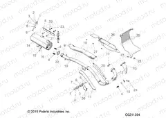 ENGINE | ENGINE, EXHAUST - A20SDA57A5/L4/E57A4/LE (C0211354)