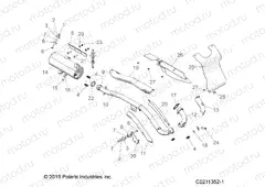 ENGINE | ENGINE, EXHAUST - A20SEG50A1/A5/CA1/CA5 (C0211352-1)