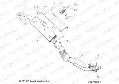 ENGINE | ENGINE, EXHAUST - A20SVA85A3 (C0210603-1)