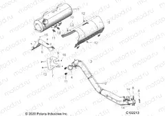 ENGINE | ENGINE, EXHAUST - A20SXN85A8/CA8 (C102213)