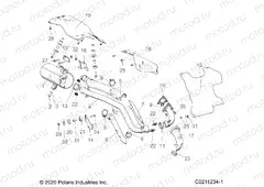 ENGINE | ENGINE, EXHAUST - A21SEE57A1/A3/A5/A7/A9 (C0211234-1)