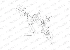 ENGINE | ENGINE, EXHAUST - R13TH76/7E (49RGREXHAUST13CREW)