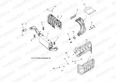 ENGINE | ENGINE, EXHAUST - R15RUA87/E87/YAA/ZAC ALL OPTIONS (49RGREXHAUST15CREW)