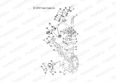 ENGINE | ENGINE, EXHAUST - S20WAA1ASA/AEA (49SNOWEXHAUST10120)