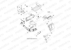 ENGINE | ENGINE, EXHAUST SYSTEM - A16DAE87AL (100208)