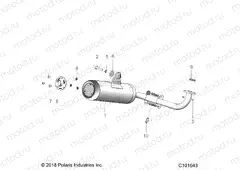 ENGINE | ENGINE, EXHAUST SYSTEM - A23HZB15A1/A4 (C101643)