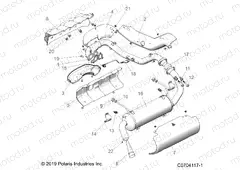 ENGINE | ENGINE, EXHAUST SYSTEM - D20BBP99A4/B4/FP99A4 (C0704117-1)