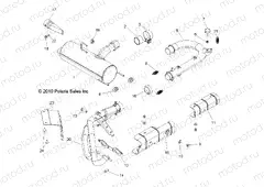 ENGINE | ENGINE, EXHAUST SYSTEM - R11VH76/VY76 ALL OPTIONS (49RGREXHAUST11RZR)