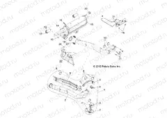 ENGINE | ENGINE, EXHAUST SYSTEM - R13XT9EAL (49RGREXHAUST13JAGX)