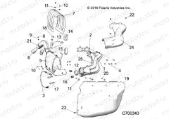 ENGINE | ENGINE, EXHAUST SYSTEM - R19RRE99/A/B (C700343)
