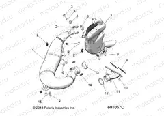 ENGINE | ENGINE, EXHAUST SYSTEM - S20MDX6JSA/6JEA (601057C)