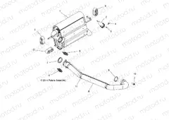 ENGINE | ENGINE, EXHAUST SYSTEM - Z15VHA57FJ (49RGREXHAUST15570EU)