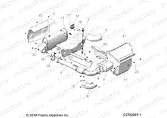 ENGINE | ENGINE, EXHAUST SYSTEM - Z21R4F92AH/BH (C0702887-1)