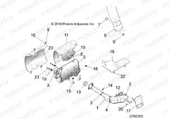 ENGINE | ENGINE, EXHAUST SYSTEM - Z22ASK99A4/B4/ASV99A4 (C700300)