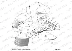 ENGINE | ENGINE, EXHAUST - T20AAPHD/RHB ALL OPTIONS (500165C)