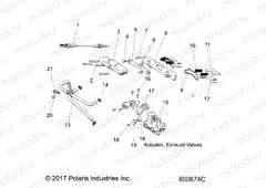 ENGINE | ENGINE, EXHAUST VALVE ASM. - S20FJB8/FJE8/FJP8 ALL OPTIONS (600674)